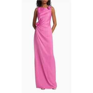 ML Monique Lhuillier  Leela Crepe Maxi Dress 14
